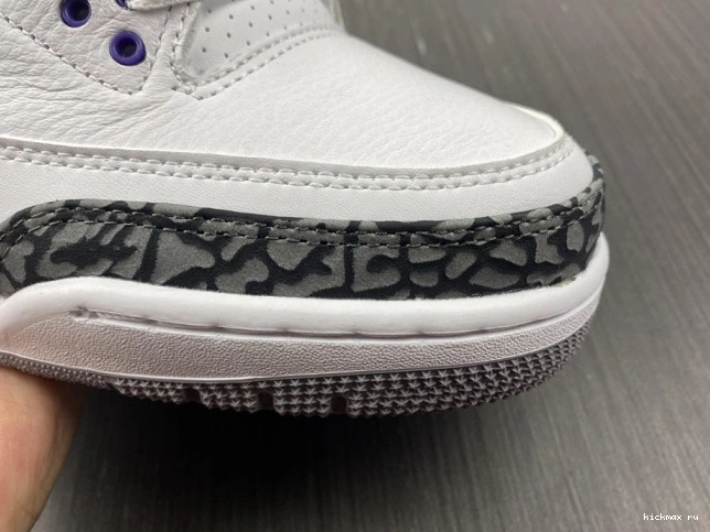 Rep MAX Jordan 'Dark Retro 3 CT8532-105 Iris' Air 0818